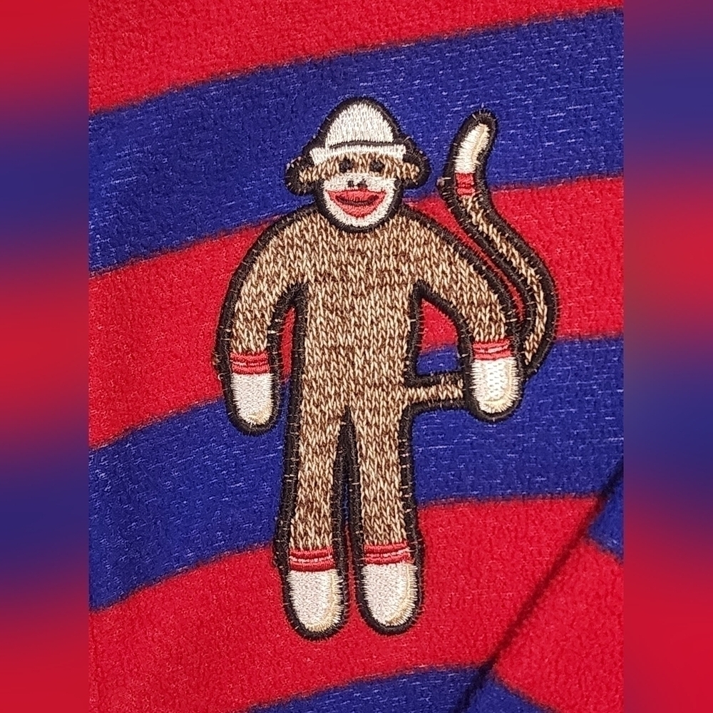 Nick And Nora Sock Monkey Onesie Size Small - Picture 8 of 8